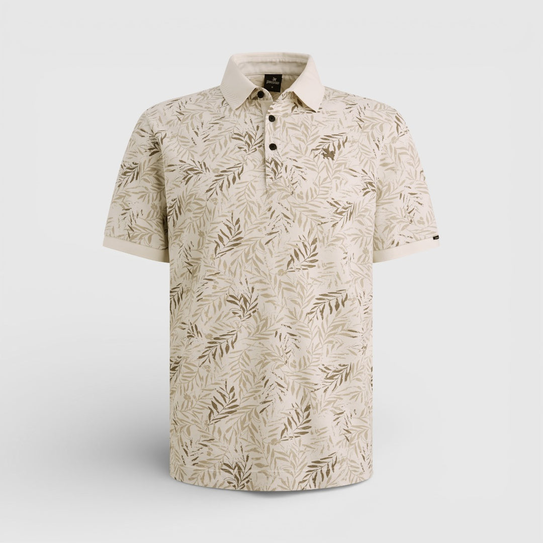 VPSS2602812-7004 Vanguard Polo Stretch Pique Blend Cloud Dancer / Ecru