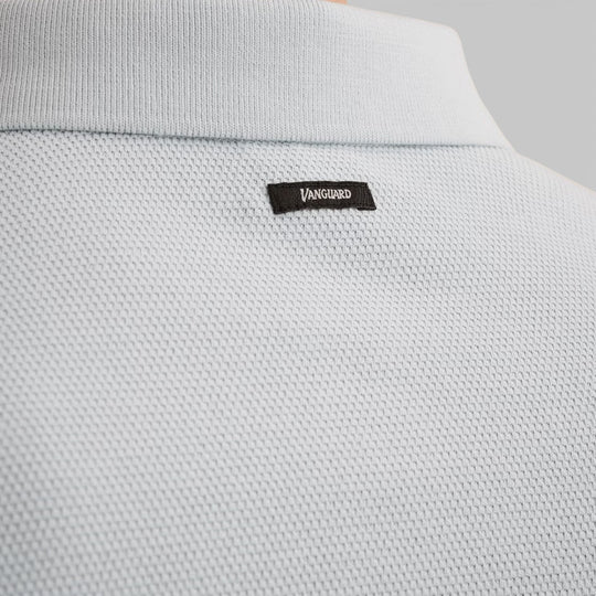 VPSS2603822-4295 Vanguard Polo Four Tuck Pique Skyway / Lichtblauw