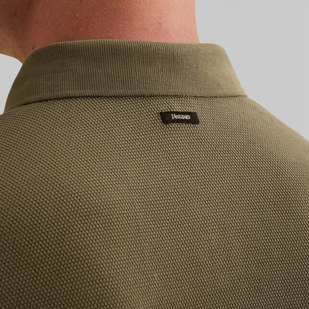 VPSS2603822-6495 Vanguard Polo Four Tuck Pique Mulled Basil / Groen