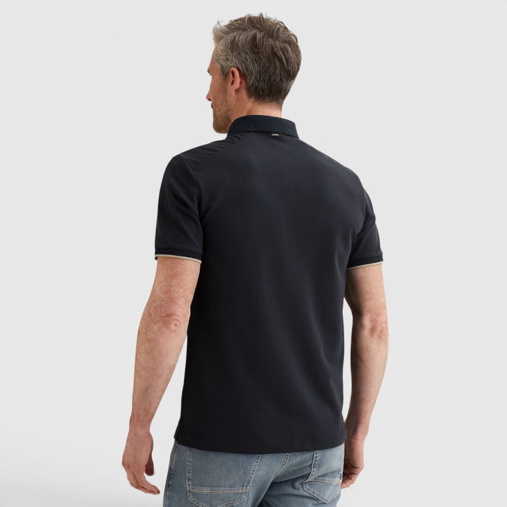 VPSS2604850-5073 Vanguard Polo Piqué Blend Sky Captain / Donkerblauw