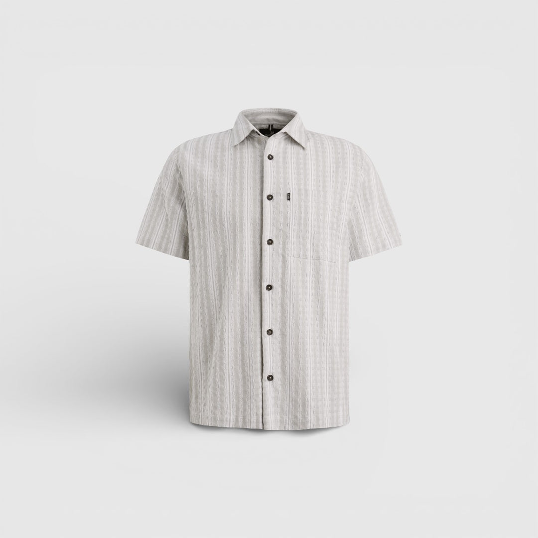 VSIS2603235-6390 Vanguard Overhemd met Dobby Streep Tea / Ecru