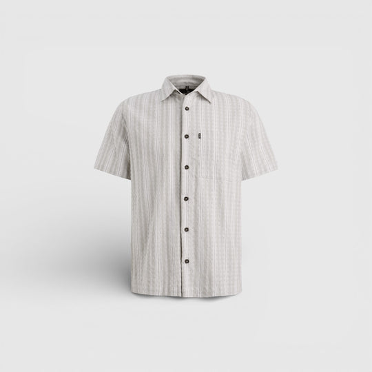 VSIS2603235-6390 Vanguard Overhemd met Dobby Streep Tea / Ecru