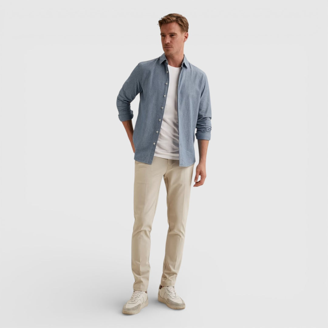 VTR2602600-9017 Vanguard V12 Chino Technical Stretch Moonstruck / Ecru