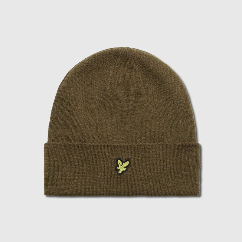 he960arc w485 beanie golden eagle logo lyle & scott muts olive 