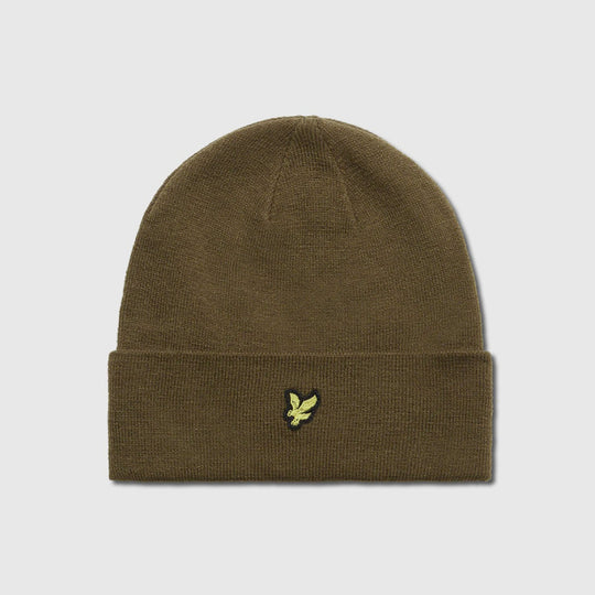 he960arc w485 beanie golden eagle logo lyle & scott muts olive 