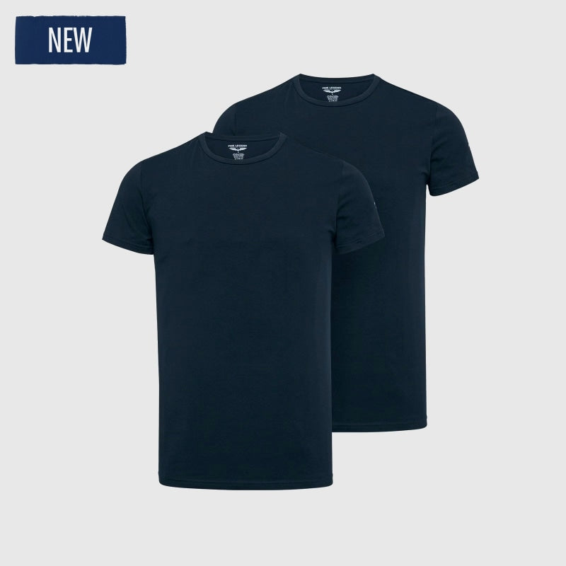 2-pack round neck basic t-shirt puw00220 5287 pme legend shirt